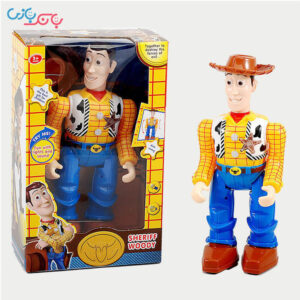 بسته بندی و محتویات جعبه ربات موزیکال مدل SHERIFF WOODY