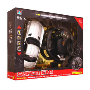 ماشین مرسدس بنز کنترلی super car رنگ نقره ای