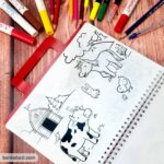 تصویر زیبای دفتر نقاشی جادویی unikid