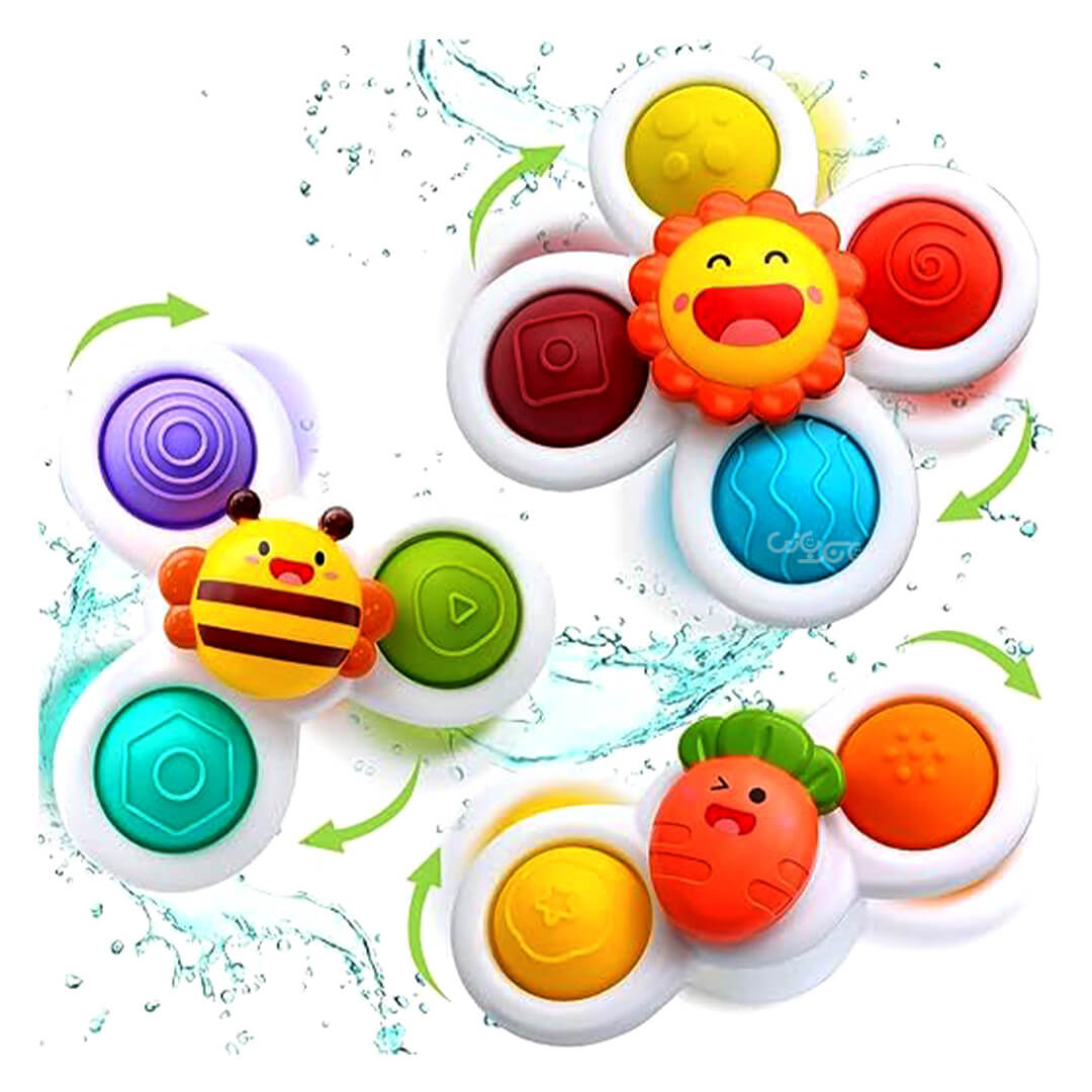 Suction-Spinners-bath-toy اسپینر پاپیتی جغجغه ای وارداتی
