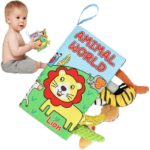 کتاب پارچه ای دم دار حیوانات طرح جنگل