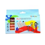 مدادشمعی چوبی ۳ در ۱ Kidzjoy