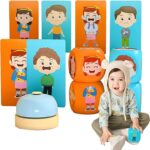 قطعات بازی پازل مکعبی تاس احساسات