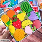 چیده شده ی کاتامینو چوبی جعبه فلزی طرح میوه